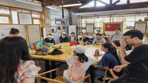 扎根田野探美村，文化繁荣促振兴——马克思主义学院“新农村建设专题研究”课程实践考察队赴大邑县南岸美村调研考察
